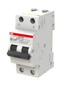 Wyłącznik różnicowo-nadprądowy 1P+N char. C 20A 6kA 30mA AC bezzwłoczny DSH201 C20 AC30 2CSR255070R1204