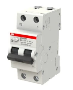 Wyłącznik różnicowo-nadprądowy 1P+N char. C 16A 6kA 30mA AC bezzwłoczny DSH201 C16 AC30 2CSR255070R1164
