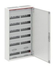 Rozdzielnica modułowa natynkowa hermetyczna stalowa ComfortLineCA 6x24 144M IP44 125A II klasa drzwi pełne N+PE Quick CA26V 2CPX