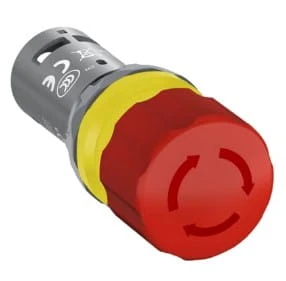 Przycisk bezpieczeństwa grzybkowy 30mm 1Z+1R - 1Z -1R 24 ... 300 V czerwony CE3T-10R-11 1SFA619500R1071