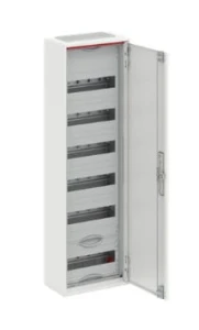 Rozdzielnica modułowa natynkowa hermetyczna stalowa ComfortLineCA 6x12 72M IP44 125A II klasa drzwi pełne N+PE Quick CA16V 2CPX0