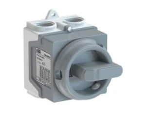 Rozłącznik izolacyjny w obudowie 3P 400V AC22 20A obudowa IP67 plastikowa pokrętło szare ONE20M3G 1SCA135535R1001