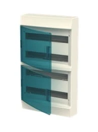 Rozdzielnica modułowa natynkowa Mistral41W 4x18 72M IP41 63A II klasa drzwi transparentne N+PE śrub. 41P18X42A 1SPE007717F1121