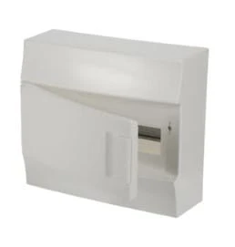 Rozdzielnica modułowa natynkowa Mistral41W 1x12 12M IP41 63A II klasa drzwi pełne N+PE śrubowe 41P12X11A 1SLM004102A3103