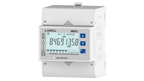 Miernik parametrów sieci 3-fazowej NR33 100A przeznaczony do sieci 3P i 4P100 V - 600 V NR33 M0