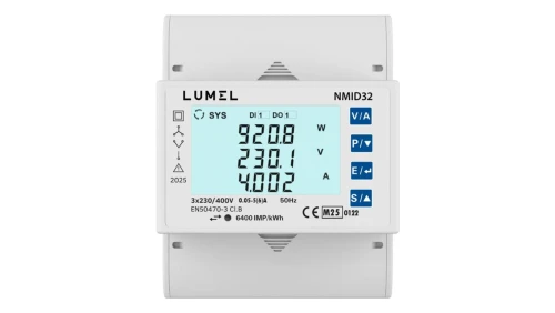 NMID32 3-fazowy licznik energii z certyfikatem MID (1/5A) (MODBUS RTU)