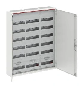 Rozdzielnica modułowa natynkowa hermetyczna stalowa ComfortLineCA 6x36 216M IP44 125A II klasa drzwi pełne N+PE Quick CA36V 2CPX