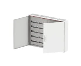 Rozdzielnica modułowa natynkowa hermetyczna stalowa ComfortLineCA 5x48 240M IP44 125A II klasa drzwi pełne N+PE Quick CA45V 2CPX