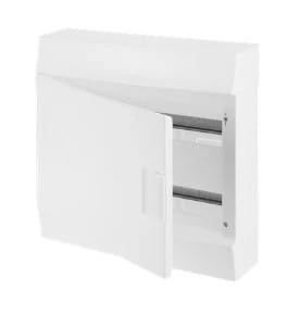 Rozdzielnica modułowa natynkowa Mistral41W 2x18 36M IP41 63A II klasa drzwi pełne N+PE śrubowe 41P12X41A 1SLM004102A3106