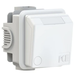 Gniazdo podtynkowe 32A 5P 400V białe IP44 DESIGN 895-6v