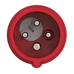 Wtyczka przenośna (zwrotnica faz) 16A 4P 400V czerwona IP44 SHARK 7014-6