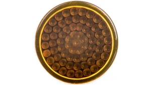 Wskażnik świetlny O 12, IP40, żółtopom., osłonięty LED, 24 V XVLA335