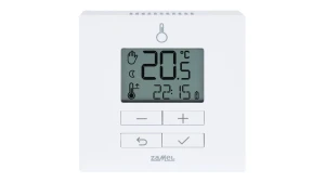 REGULATOR TEMPERATURY DOBOWY, BATERYJNY, RADIOWY TYP: LBW-22 BIAŁY