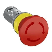 Przycisk bezpieczeństwa grzybkowy 40mm 1Z+1R - 1Z-1R - 24 ... 300 V czerwony CE4T-10R-11 1SFA619550R1071