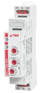 Przekaźnik czasowy 1P 1sek-10dni 12-240V AC/DC 50/60 Hz wielofunkcyjny RPC-1MA-UNI 863181
