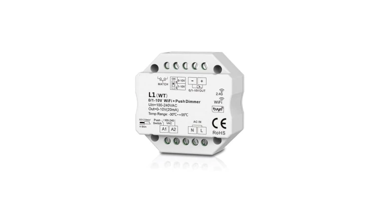 Odbiornik LED 0/1-10V (ZigBee) Skydance - Mono - 230VAC - L1(WZ)