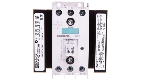 Stycznik półprzewodnikowy 20A 3P 4-30V DC 3RF24 3RF2420-1AC45