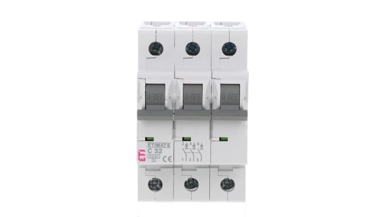 Wyłącznik nadprądowy 3P C 32A 6kA AC ETIMAT 6 002145519