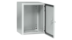 Obudowa metalowa 500x400x200 IP 65 IK10 RAL 7035 z płytą montażową stalową GEP-00181