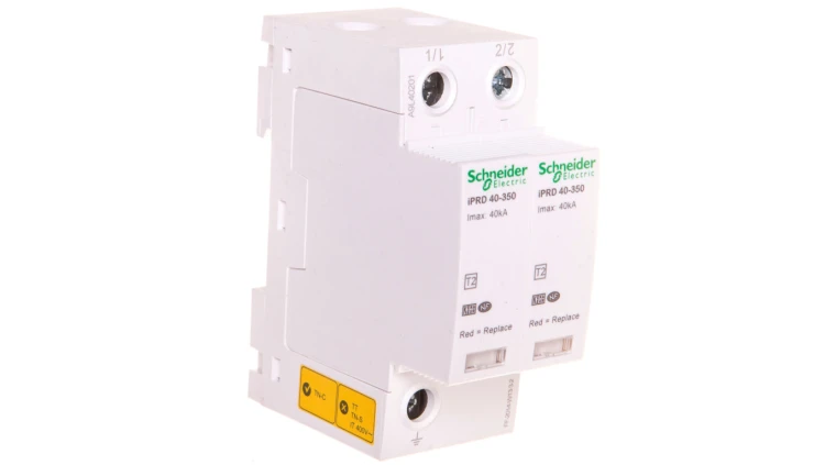 Ogranicznik przepięć Typ T2 2P 40kA 1,4kV 350V iPRD-40r-40kA-350V-2P A9L40201