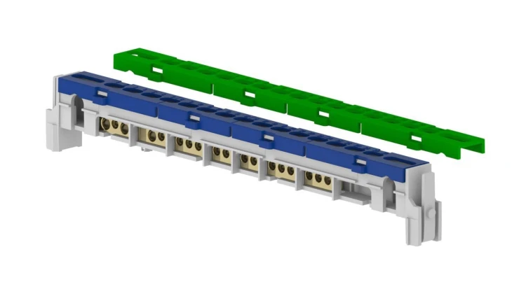Zespół listwy MSF/Elegant 1x12 (1xkaseta, PE+N 10x10mm2+2x16mm2, 2xnakładka) 0928-01
