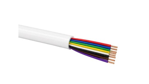 Przewód telekomunikacyjny alarmowy, domofonowy YTDY 8x0.5 LSOH B2ca 100m biały Q-LANTEC /100m/