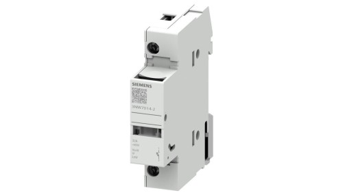Podstawa bezpiecznikowa do wkładek cylindrycznych 10×38 mm 32A 1P z diodą LED 3NW7014-2