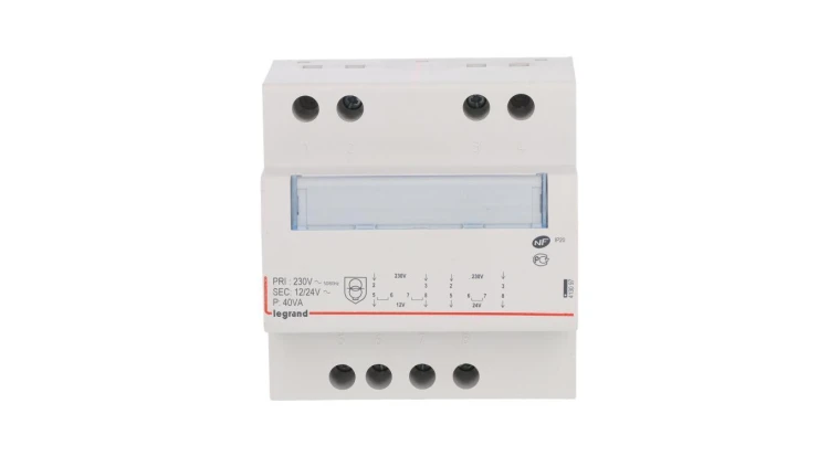 Transformator bezpieczeństwa modułowy TR340 230/12/24V 40VA 413097