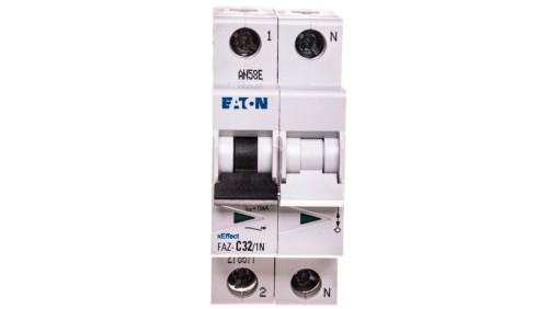 Wyłącznik nadprądowy 1+N C 32A 15kA AC FAZ C32/1N 278677