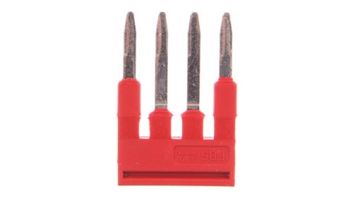 Mostek wtykany 4-biegunowy czerwony FBS 4-4 3030132 /50szt./
