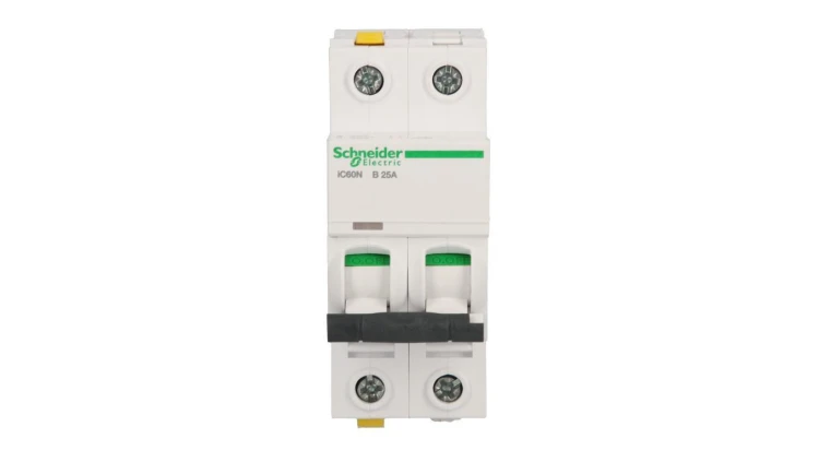 Wyłącznik nadprądowy 2P B 25A 6kA AC iC60N-B25-2 Acti9 A9F03225