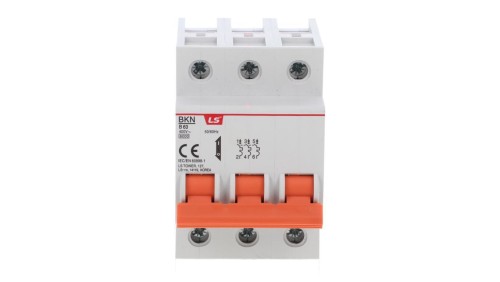 Wyłącznik instalacyjny LS ELectric BKN 3P, 63A, charakterystyka B 06130078R0 BKN 3P B63A