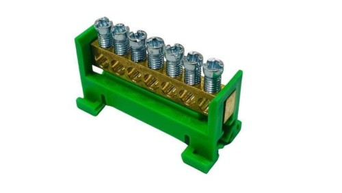 Listwa zaciskowa uziemiająca PE7 zielony 7x16mm² MAD0007G33