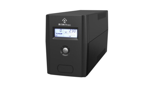 Zasilacz awaryjny UPS 800VA/480W, 220V/50Hz, obudowa Tower, LCD, VRLA 1×9Ah ALANTEC
