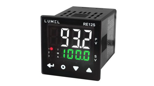 Regulator temperatury 3 wyjścia, wejście uniwersalne RE12S