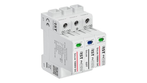 Ogranicznik przepięć T1+T2 DC, RST Solar PV T1+T2 G 1000V DC 641 402