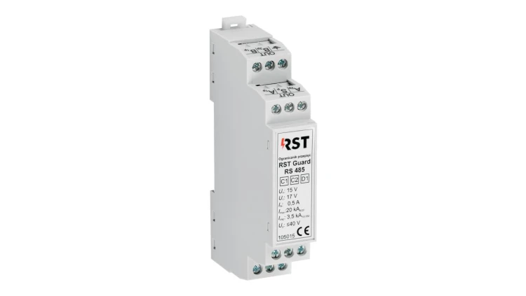 Ogranicznik przepięć magistral transmisji danych RS 485, D1 (full duplex) RST Guard RS 485 105 015