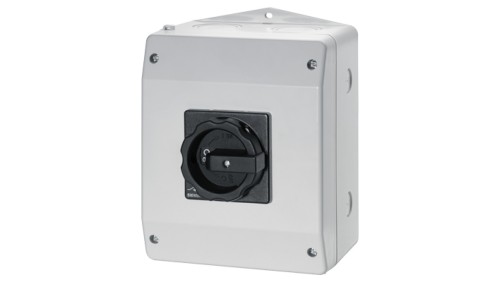 Rozłącznik główny w obudowie 3P 25A 9.5kW AC23A 400V pokrętło czarne 3LD2164-0TB51