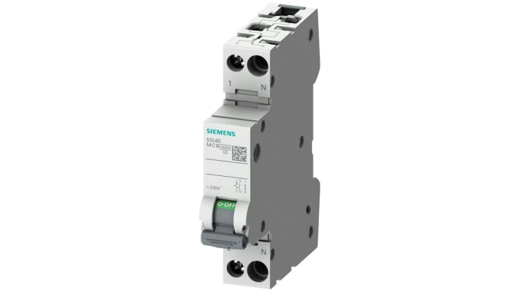 Wyłączniki nadprądowy 1+N C 6A 6KA 1 mod. 5SL6006-7