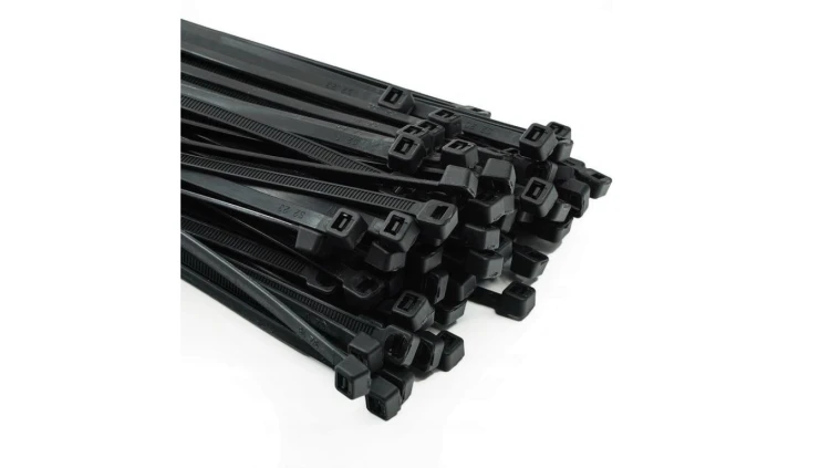 Opaska kablowa czarna OPK_7,6-450-UVC/25 /25szt./