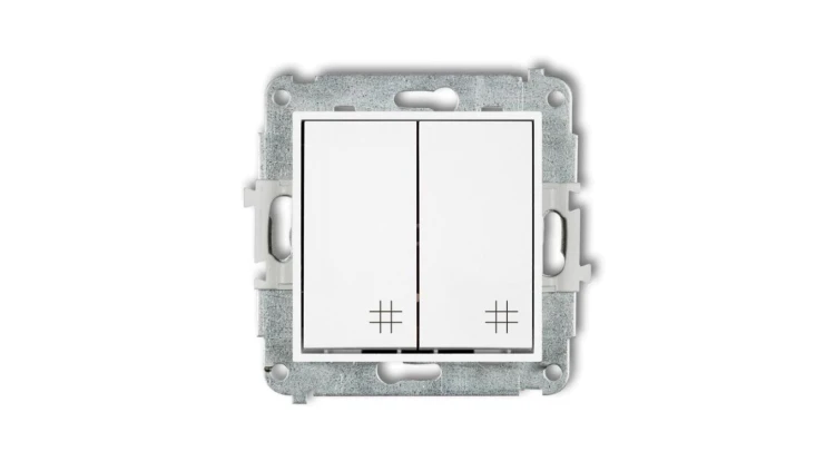 ICON Mechanizm łącznika podwójnego krzyżowego biały IWP-66
