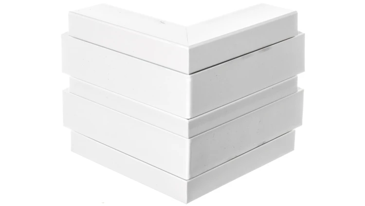 Naroże zewnętrzne stałe RAPID 45-2 190x190x165 GK-AS53165RW białe 6113410