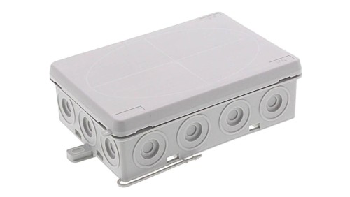 Puszka hermetyczna n/t E14 125X85X43mm pusta IP55 bezhalogenowa szara 0299-00