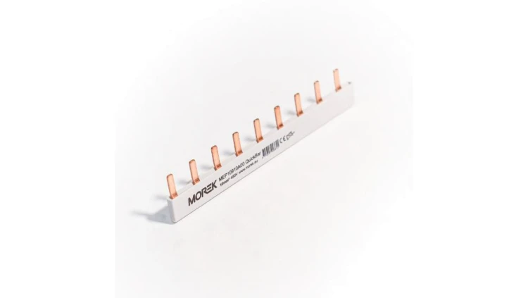 Szyna łączeniowa sztyftowa QuickBar, 1-polowa, przekrój 10mm², typ E, długość 9 modułów MEP10910A00