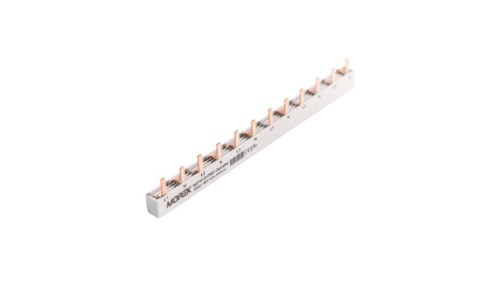 Szyna łączeniowa sztyftowa QuickBar, 4-polowa, przekrój 10mm², typ E, długość 12 modułów MEP41210N01