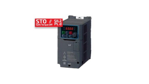 Przemiennik częstotliwości LS Electric G100 3F moc 0,4kW/0,75kW filtr EMC, MODBUS, wejście STO 6041007100 LV0004G100-4EOFNT