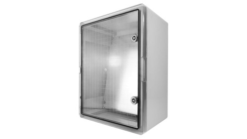 Obudowa ABS skrzynka elektryczna z transparentnymi drzwiami 400x500x240mm rozdzielnia IP65 IK10 TP Electric 3310-545-0100
